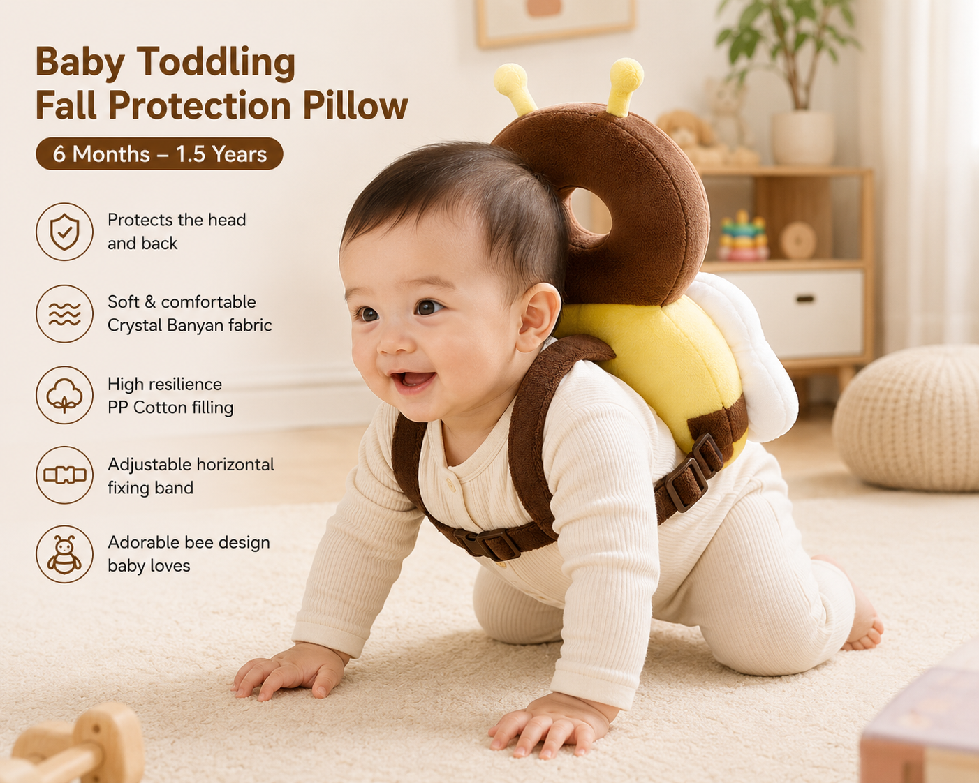 Baby Head Protection Pillow
