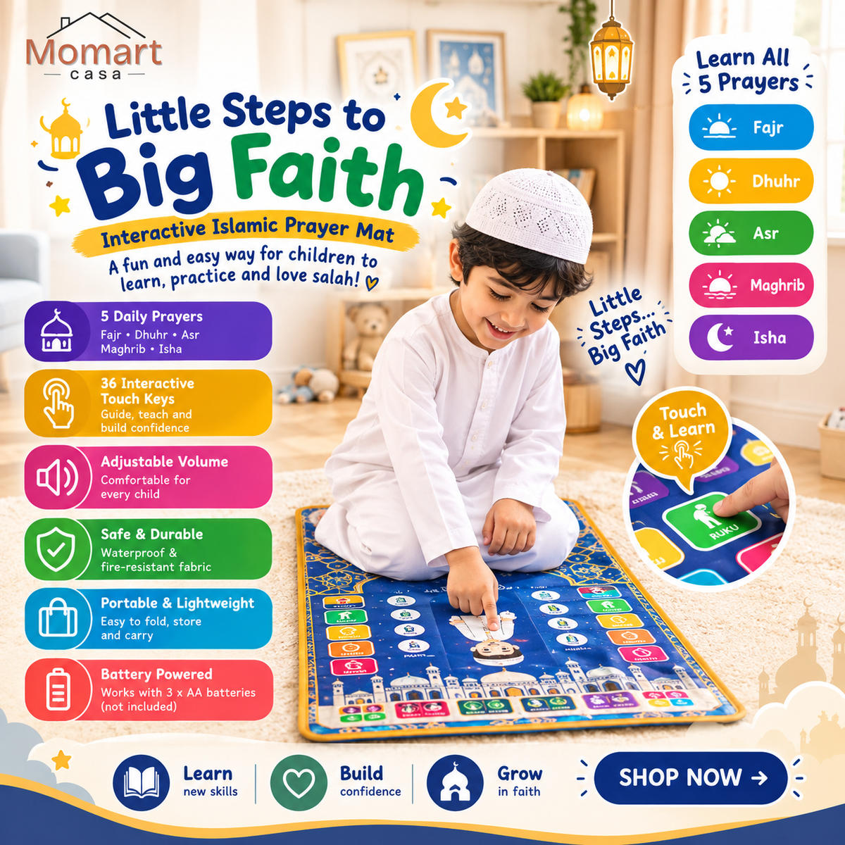 Islamic Mat for Children Education
