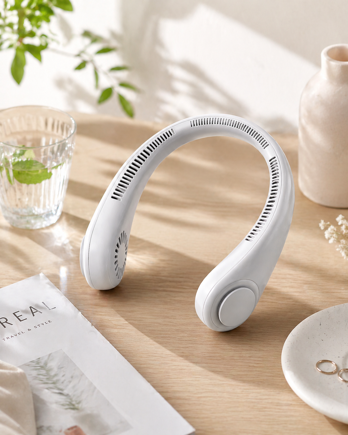 Mini Rechargeable Neck Fan